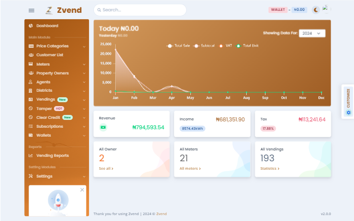 zvend advance metering infrastructure